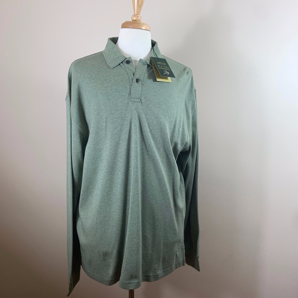 Orvis Long Sleeve Polo NWT
